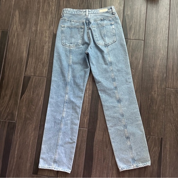 Adriano Goldschmied Paneled Alexxis Vintage Straight Leg Jeans in Showroom Sz 26 - Picture 7 of 11